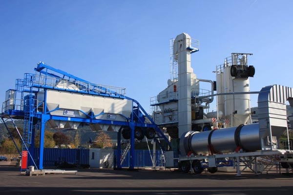 mobile asphalt mixing plant