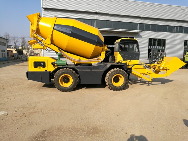 self loading concrete mixer truck