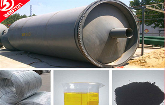 tyre to oil pyrolysis machine