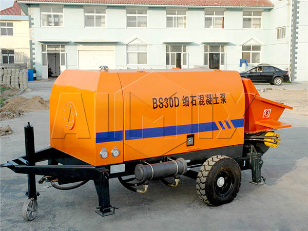 mobile concrete pump