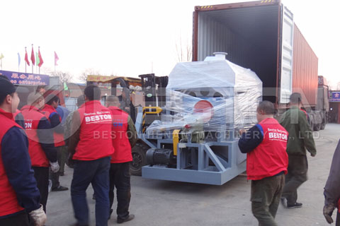 Egg Carton Making Machine Shipped to Egypt