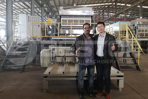 Paper Egg Tray Machine to Saudi Arabia